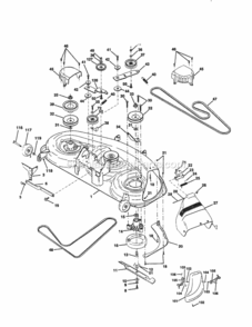 Page F Diagram and Parts List for 917258873  Craftsman Lawn Tractor