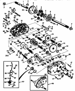 Page K Diagram and Parts List for 917258881  Craftsman Lawn Tractor