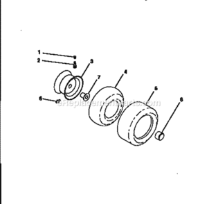 Page E Diagram and Parts List for 917258881  Craftsman Lawn Tractor