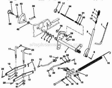 Page I Diagram and Parts List for 917258881  Craftsman Lawn Tractor