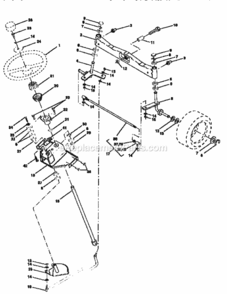 Page D Diagram and Parts List for 917258890  Craftsman Lawn Tractor