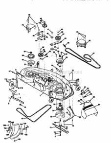 Page J Diagram and Parts List for 917258891  Craftsman Lawn Tractor