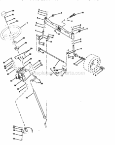 Page D Diagram and Parts List for 917258900  Craftsman Lawn Tractor