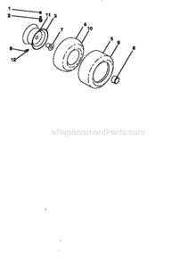 Page H Diagram and Parts List for 917258903  Craftsman Lawn Tractor