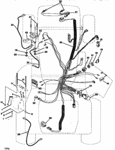 Part Location Diagram of 156162 Craftsman Ignition Harness