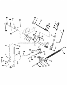 Page I Diagram and Parts List for 917258911  Craftsman Lawn Tractor