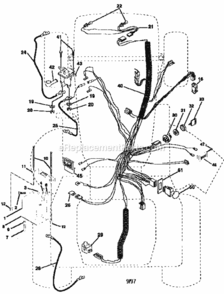 Page A Diagram and Parts List for 917258912  Craftsman Lawn Tractor