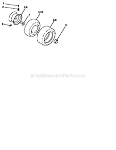 Page H Diagram and Parts List for 917258912  Craftsman Lawn Tractor