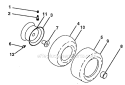 Part Location Diagram of 151607 Craftsman Rear Rear Tire