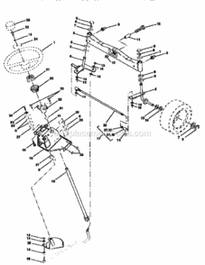 Page D Diagram and Parts List for 917258920  Craftsman Lawn Tractor