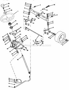 Page D Diagram and Parts List for 917258921  Craftsman Lawn Tractor