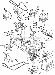 Page I Diagram and Parts List for 917258921  Craftsman Lawn Tractor