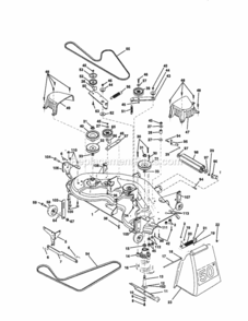 Page I Diagram and Parts List for 917258922  Craftsman Lawn Tractor