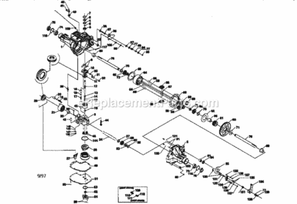 Page I Diagram and Parts List for 917258940  Craftsman Lawn Tractor