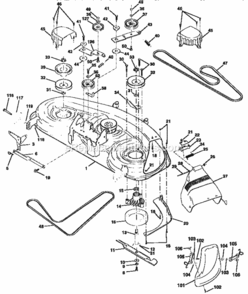 Page J Diagram and Parts List for 917258960  Craftsman Lawn Tractor