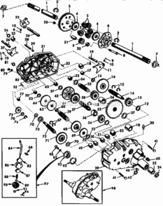 Page K Diagram and Parts List for 917258960  Craftsman Lawn Tractor