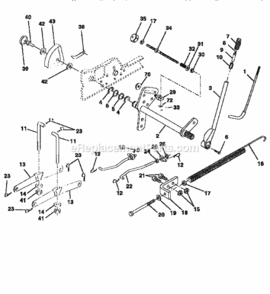 Page I Diagram and Parts List for 917258960  Craftsman Lawn Tractor