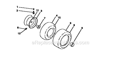 Page J Diagram and Parts List for 917258971  Craftsman Lawn Tractor