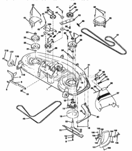 Page H Diagram and Parts List for 917258971  Craftsman Lawn Tractor