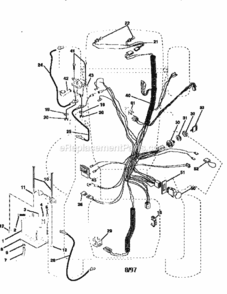 Page A Diagram and Parts List for 917258972  Craftsman Lawn Tractor