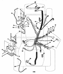 Page A Diagram and Parts List for 917258973  Craftsman Lawn Tractor
