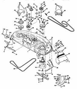 Page H Diagram and Parts List for 917258973  Craftsman Lawn Tractor