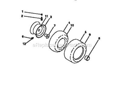 Page I Diagram and Parts List for 917258973  Craftsman Lawn Tractor