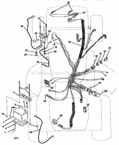 Page A Diagram and Parts List for 917258980  Craftsman Lawn Tractor