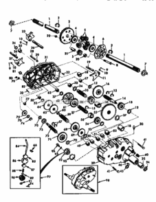 Page K Diagram and Parts List for 917259000  Craftsman Lawn Tractor