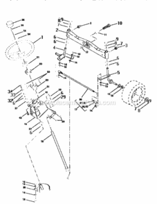 Page D Diagram and Parts List for 917259000  Craftsman Lawn Tractor