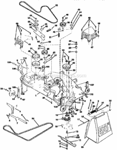 Page J Diagram and Parts List for 917259001  Craftsman Lawn Tractor