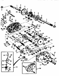 Page K Diagram and Parts List for 917259001  Craftsman Lawn Tractor