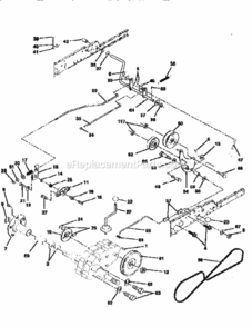 Page C Diagram and Parts List for 917259001  Craftsman Lawn Tractor