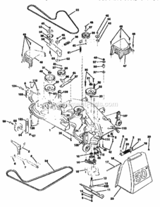 Page J Diagram and Parts List for 917259011  Craftsman Lawn Tractor