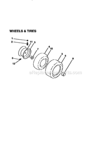 Page I Diagram and Parts List for 917259011  Craftsman Lawn Tractor