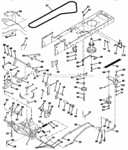 Page C Diagram and Parts List for 917259021  Craftsman Lawn Tractor