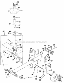 Page D Diagram and Parts List for 917259021  Craftsman Lawn Tractor