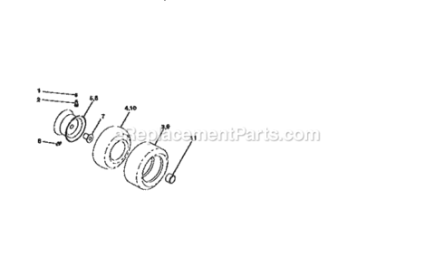 Page G Diagram and Parts List for 917259021  Craftsman Lawn Tractor
