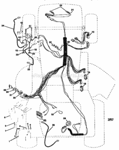 Page A Diagram and Parts List for 917259030  Craftsman Lawn Tractor