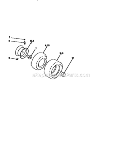Page G Diagram and Parts List for 917259030  Craftsman Lawn Tractor