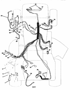 Page A Diagram and Parts List for 917259031  Craftsman Lawn Tractor