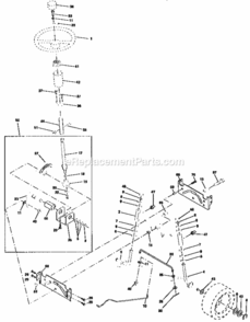 Page D Diagram and Parts List for 917259031  Craftsman Lawn Tractor