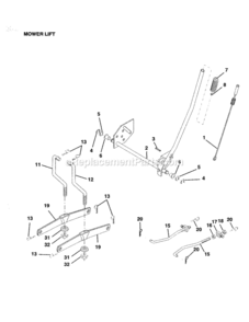 Page I Diagram and Parts List for 917259071  Craftsman Lawn Tractor