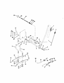 Page I Diagram and Parts List for 917259120  Craftsman Lawn Tractor