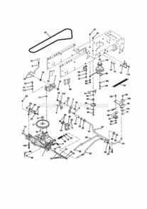 Page C Diagram and Parts List for 917259130  Craftsman Lawn Tractor