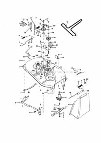 Page G Diagram and Parts List for 917259130  Craftsman Lawn Tractor