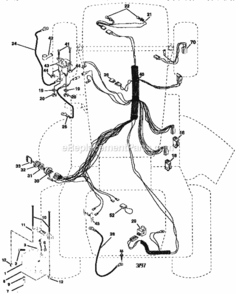 Page A Diagram and Parts List for 917259160  Craftsman Lawn Tractor