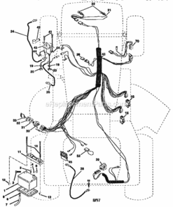 Page A Diagram and Parts List for 917259161  Craftsman Lawn Tractor