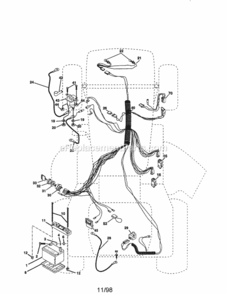 Page A Diagram and Parts List for 917259162  Craftsman Lawn Tractor