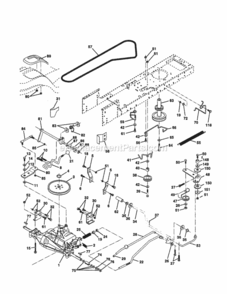Page C Diagram and Parts List for 917259162  Craftsman Lawn Tractor